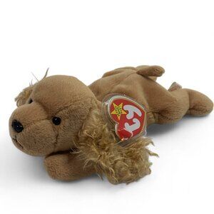 TY Beanie Babies "Spunky" The Spaniel 8" Plush Toy Collectible 1997 NWT